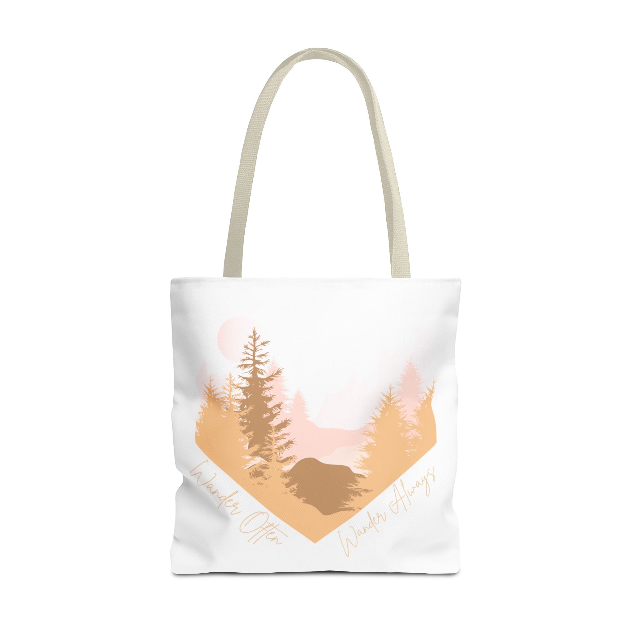 Wander Often Golden Hour Heart Tote Bag - Wild & Wander Collection (Free Shipping)