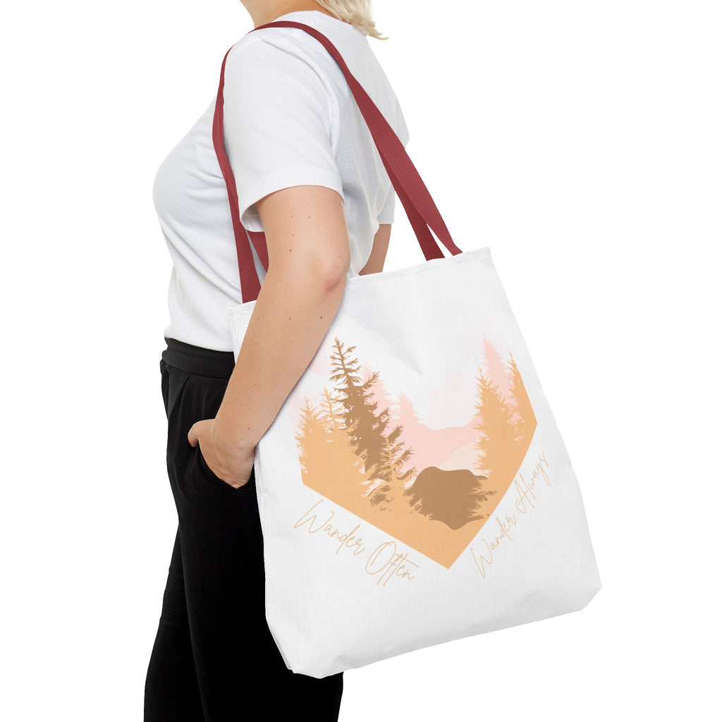 Wander Often Golden Hour Heart Tote Bag - Wild & Wander Collection (Free Shipping)