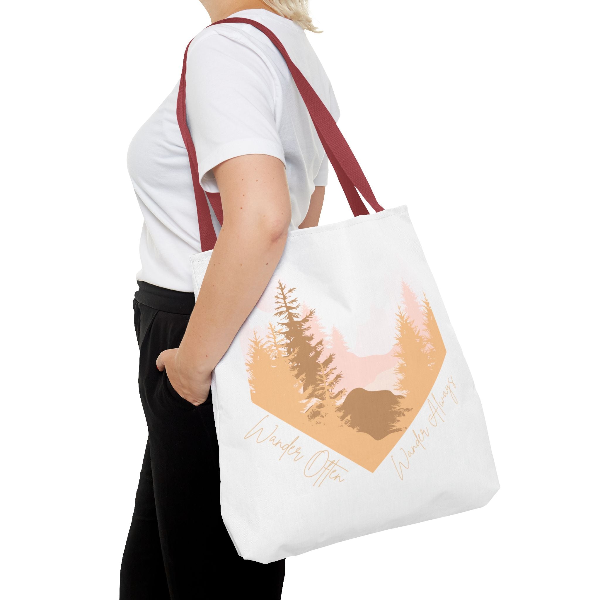 Wander Often Golden Hour Heart Tote Bag - Wild & Wander Collection (Free Shipping)
