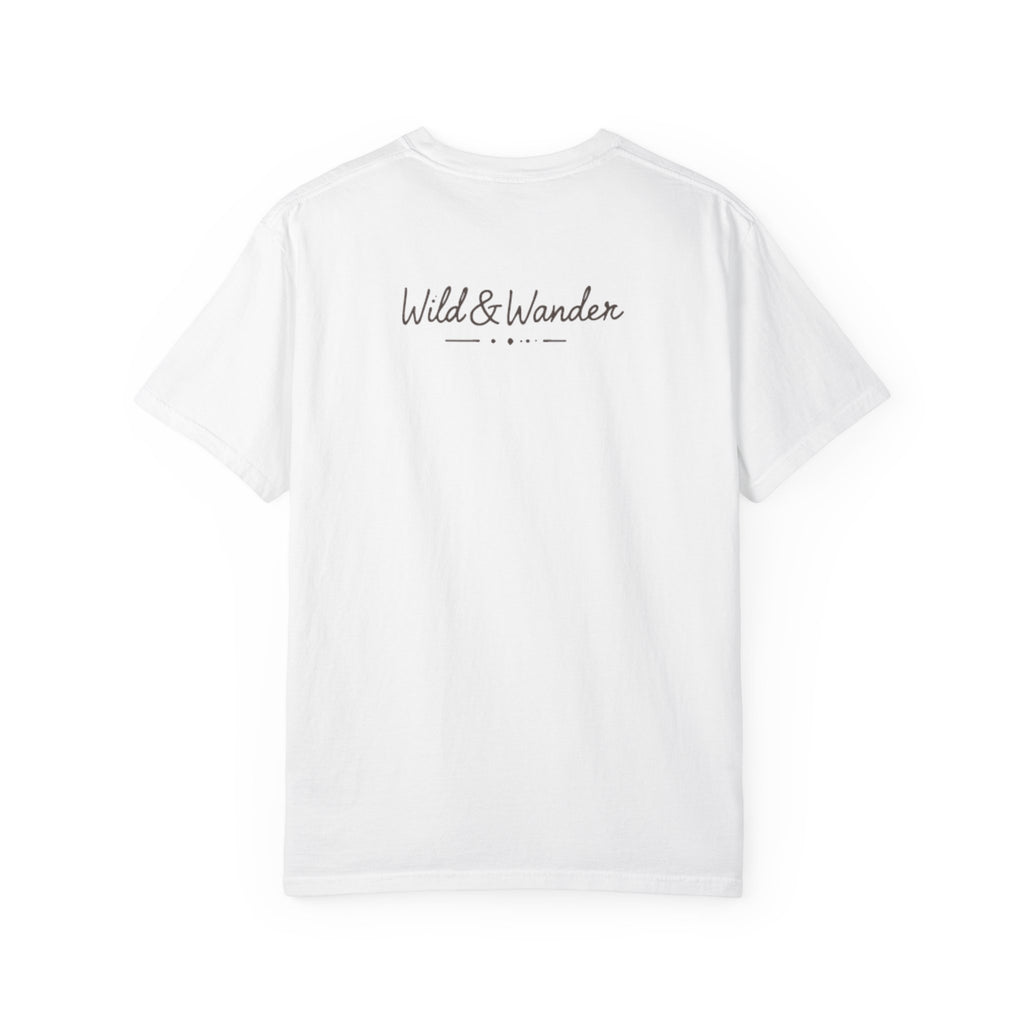 Wander Always Sunset T-Shirt | Wild & Wander Adventure Tee | Comfort Colors Garment-Dyed Shirt