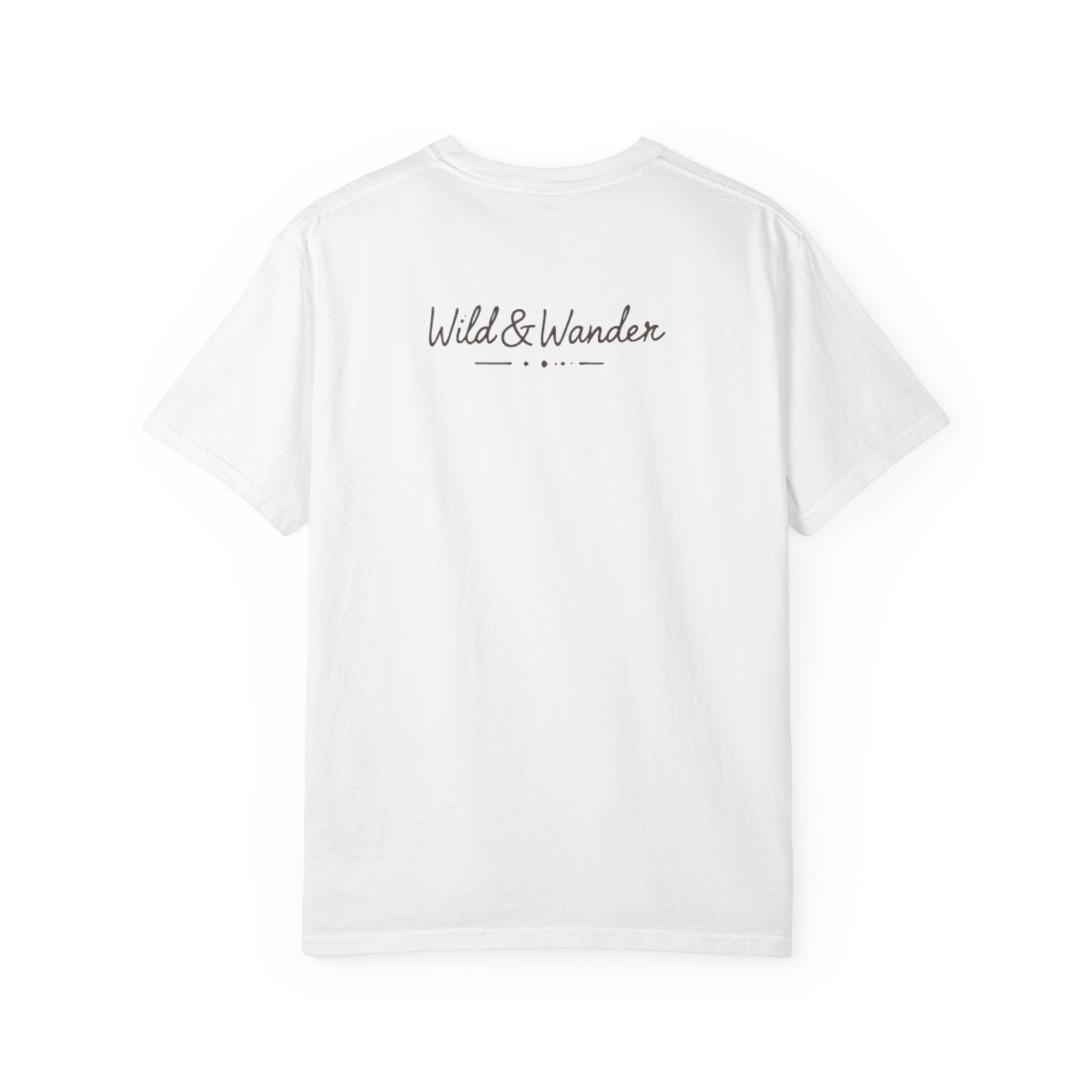 Wander Always Sunset T-Shirt | Wild & Wander Adventure Tee | Comfort Colors Garment-Dyed Shirt