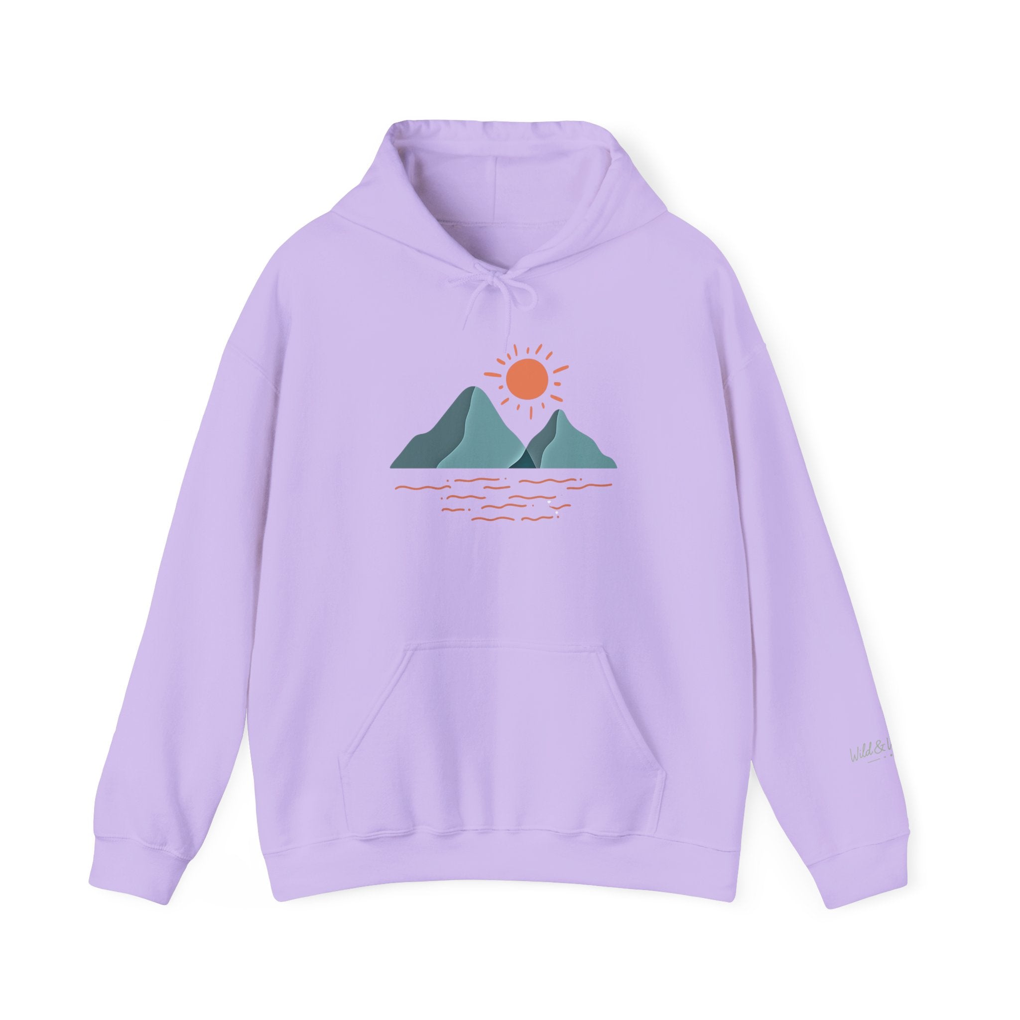 Mountain Sunrise Hoodie - Wild & Wander Nature-Inspired Unisex Sweatshirt