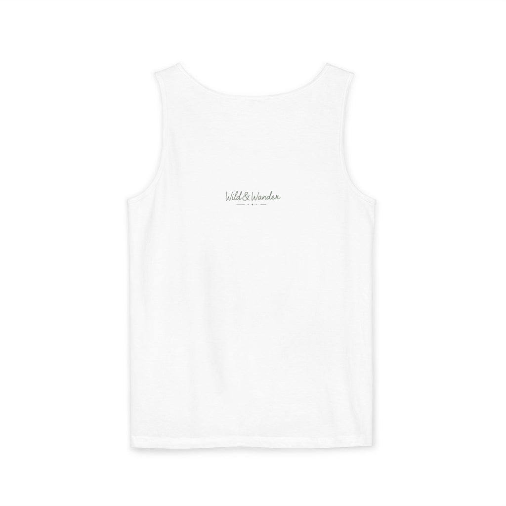 Get a Little Wild Bear Tank Top - Nature Graphic | Soft Garment-Dyed Unisex Fit