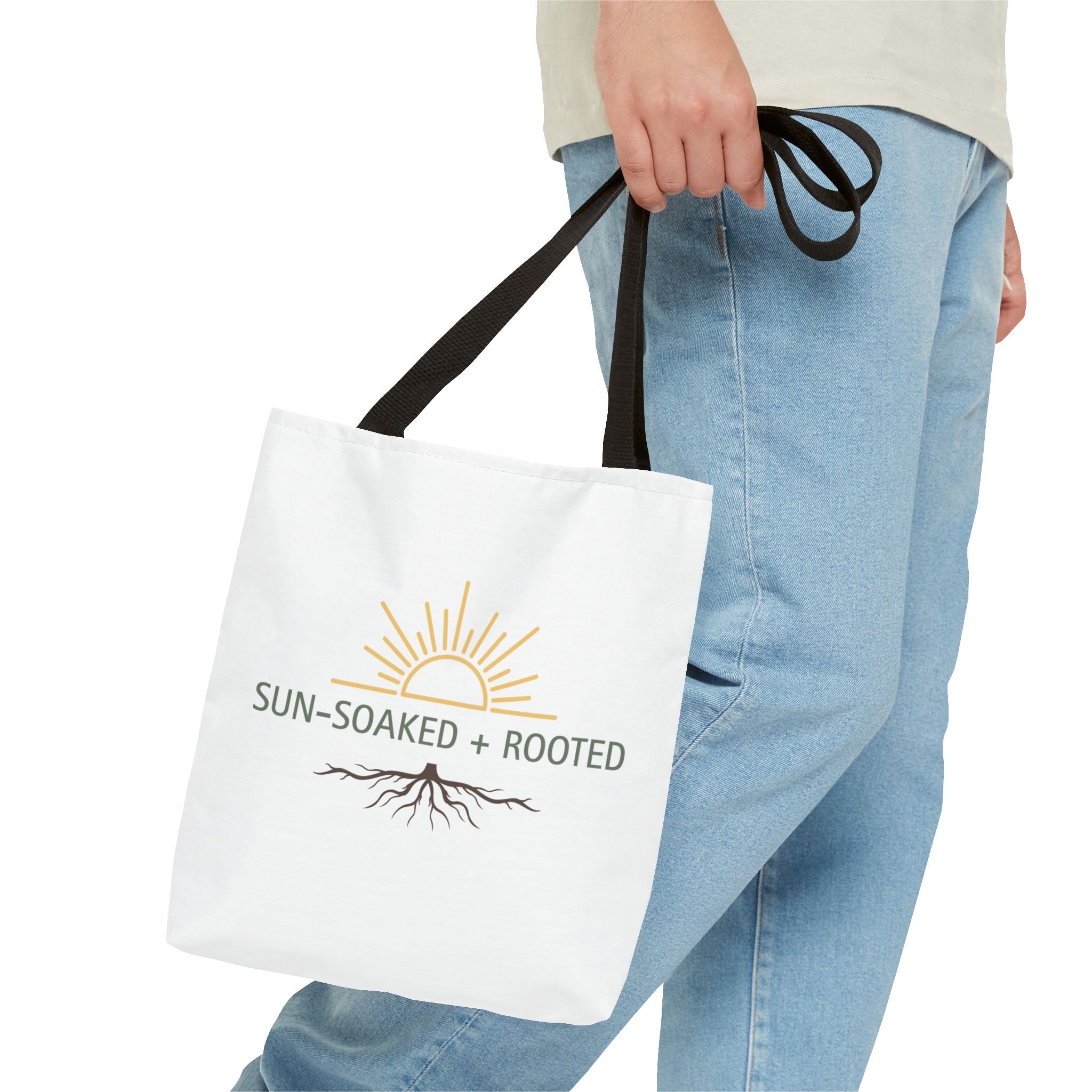 Wild & Wander Sun-Soaked + Rooted Tote Bag - Boho Carryall for Soft Adventure Days