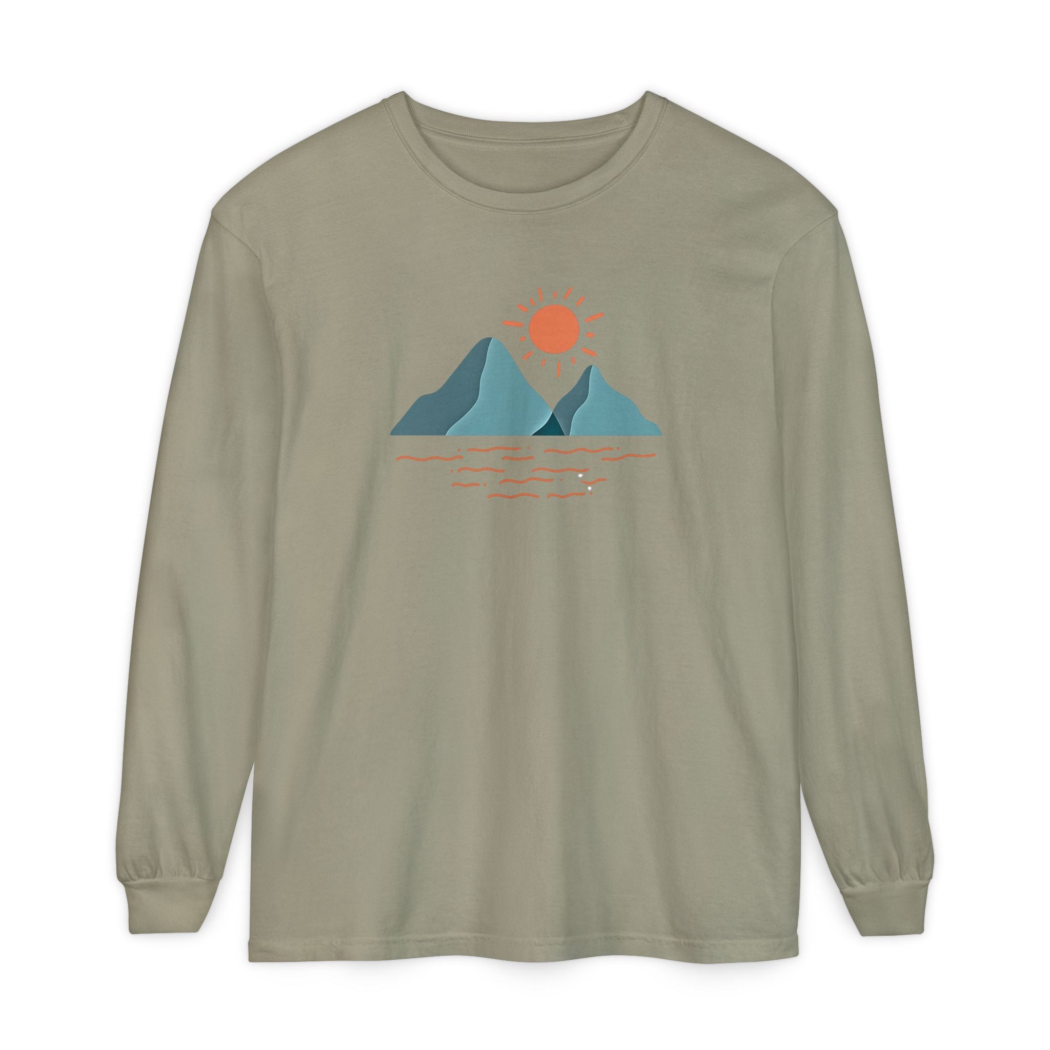 Mountain Sunrise Long Sleeve Tee - Wild & Wander Adventure Shirt