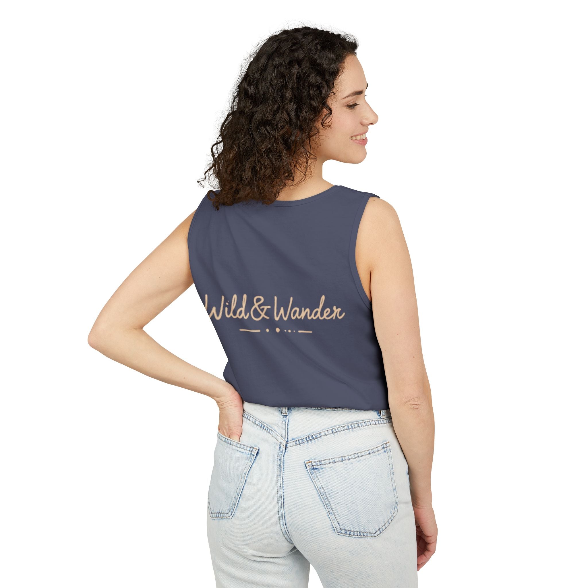 Wander Often Tank Top - Comfort Colors Garment-Dyed Muscle Tank | Earthy Adventure Summer Shirt by Wild & Wander