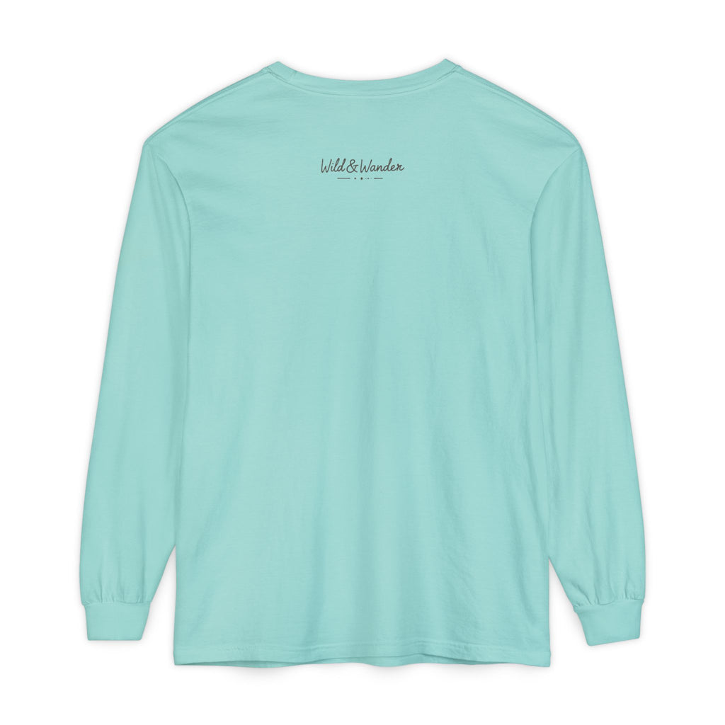 Get a Little Wild Bear Long Sleeve -Nature Graphic Tee | Soft Cotton Adventure Layer