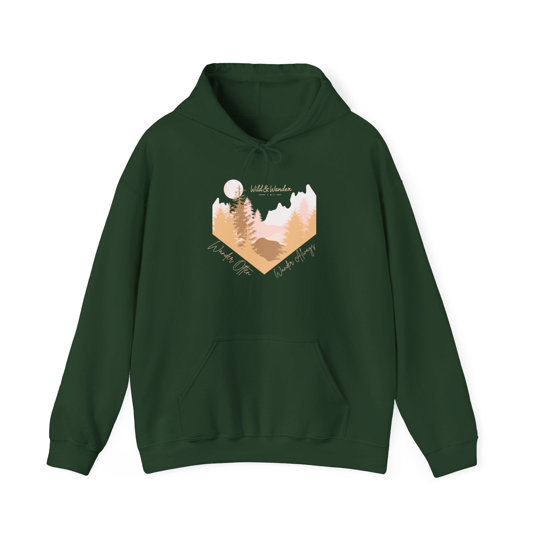 Wander Often Hoodie - Wild & Wander Adventure Hoodie - Nature-Inspired Cozy Sweatshirt
