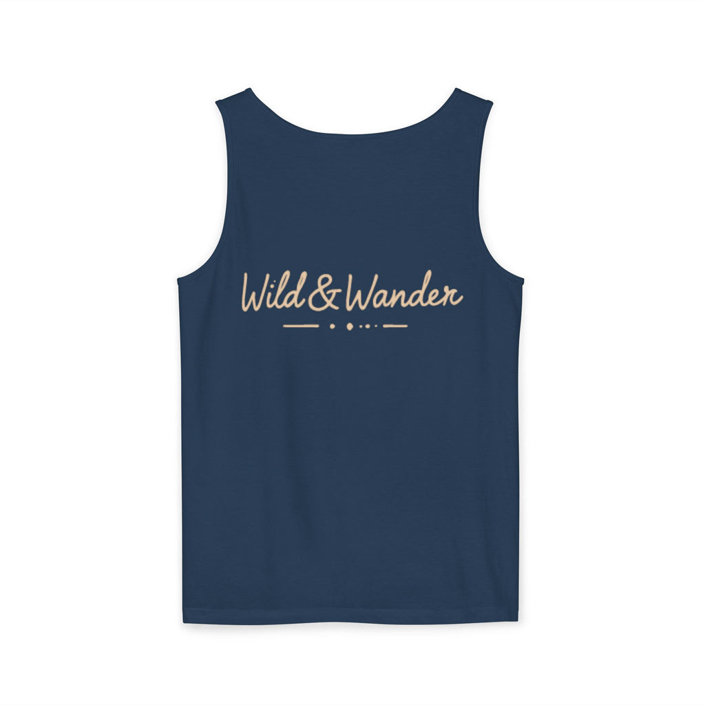 Wander Often Tank Top - Comfort Colors Garment-Dyed Muscle Tank | Earthy Adventure Summer Shirt by Wild & Wander