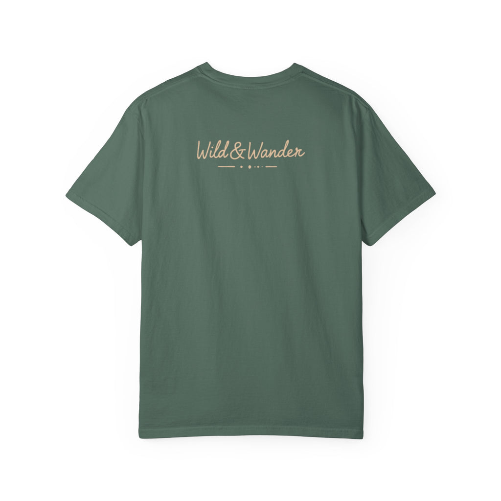 Wander Often Soft Sunrise T-Shirt | Wild & Wander Adventure Tee | Comfort Colors Garment-Dyed Shirt