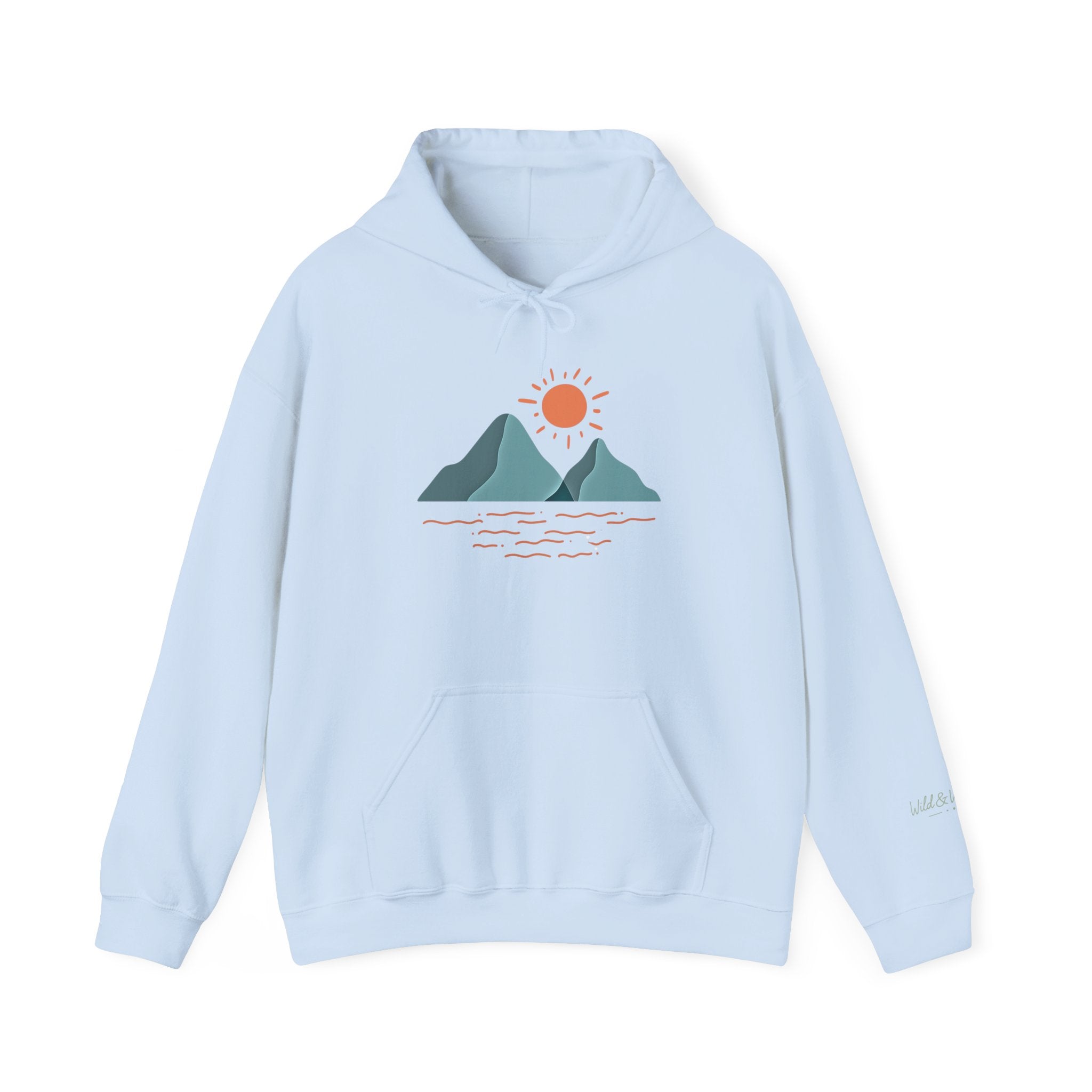 Mountain Sunrise Hoodie - Wild & Wander Nature-Inspired Unisex Sweatshirt