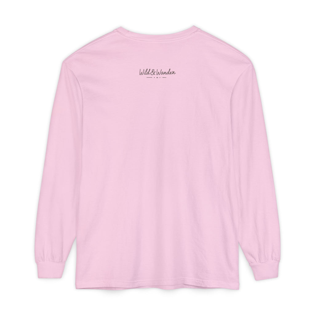 Get a Little Wild Bear Long Sleeve -Nature Graphic Tee | Soft Cotton Adventure Layer