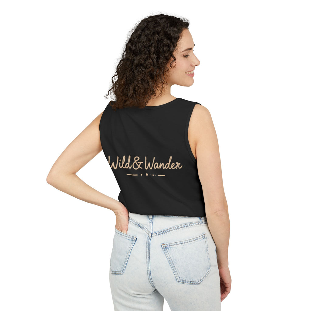 Wander Often Tank Top - Comfort Colors Garment-Dyed Muscle Tank | Earthy Adventure Summer Shirt by Wild & Wander