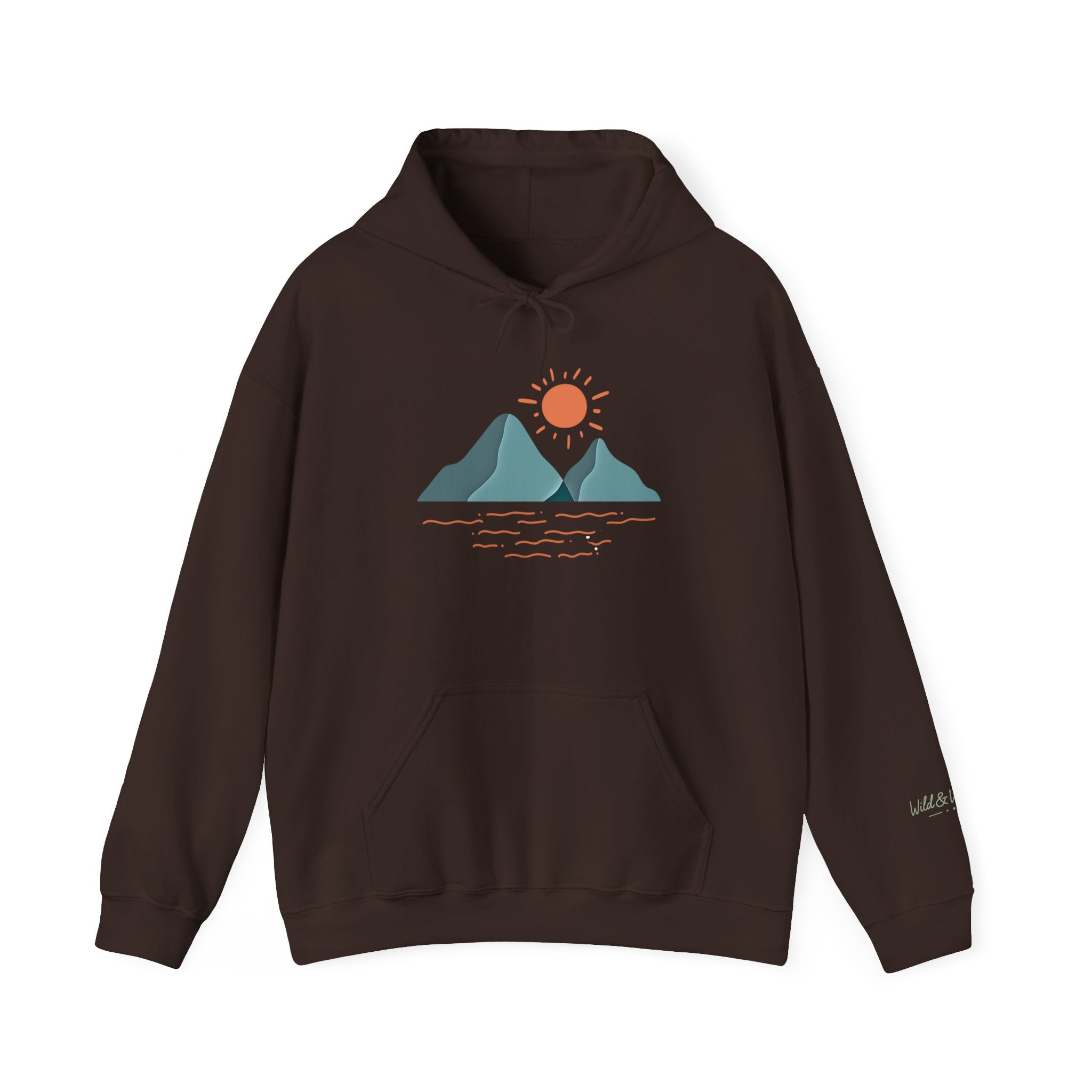 Mountain Sunrise Hoodie - Wild & Wander Nature-Inspired Unisex Sweatshirt