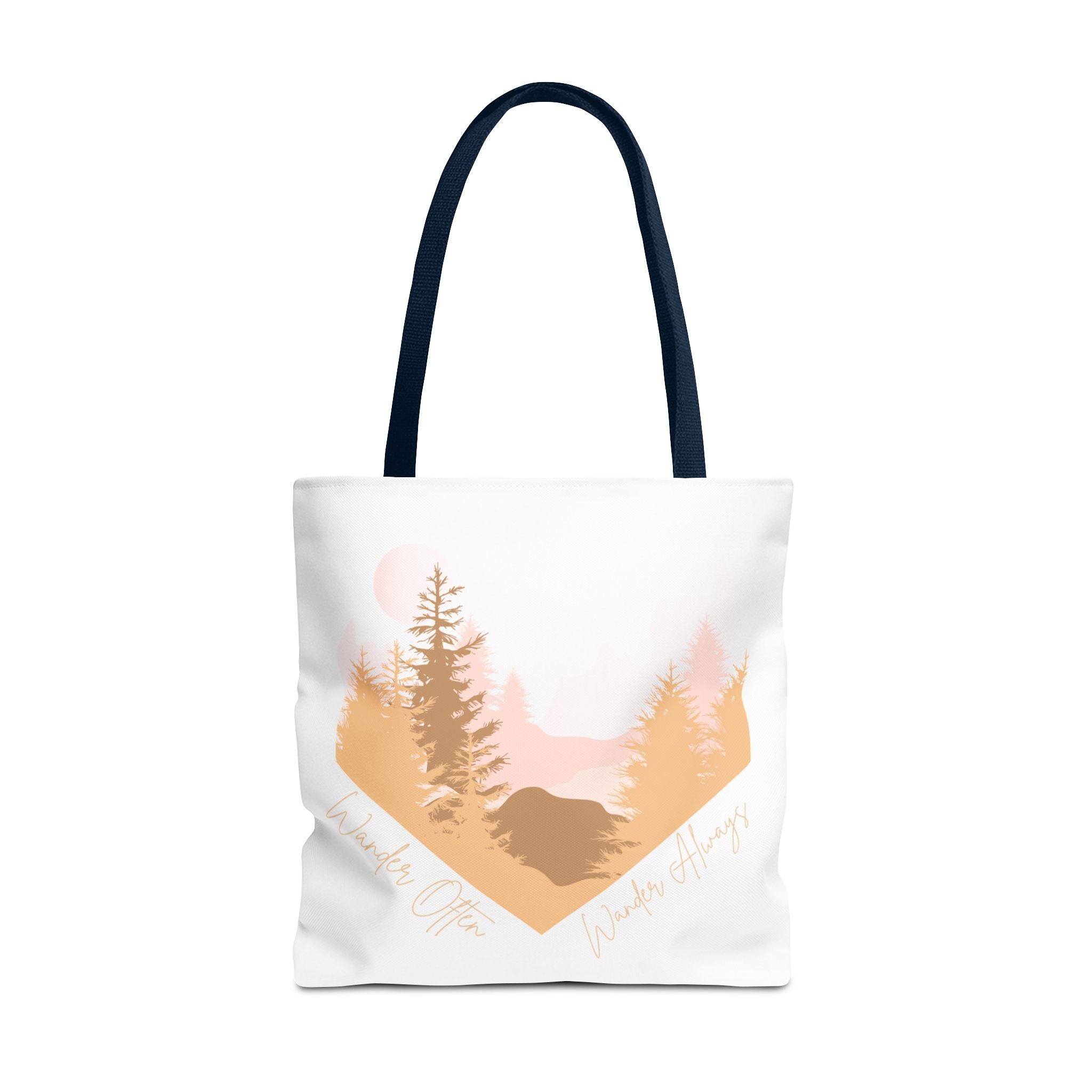 Wander Often Golden Hour Heart Tote Bag - Wild & Wander Collection (Free Shipping)