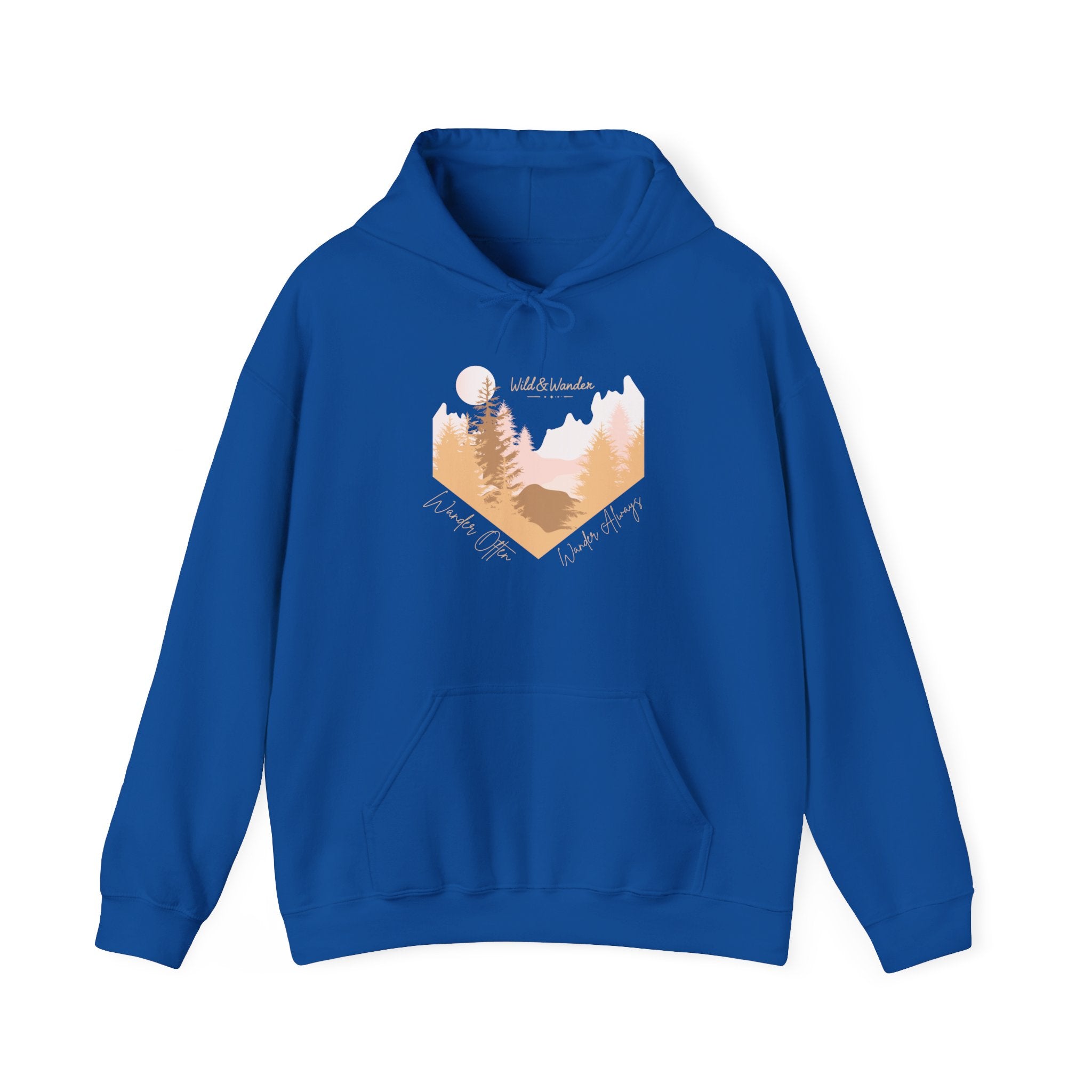 Wander Often Hoodie - Wild & Wander Adventure Hoodie - Nature-Inspired Cozy Sweatshirt