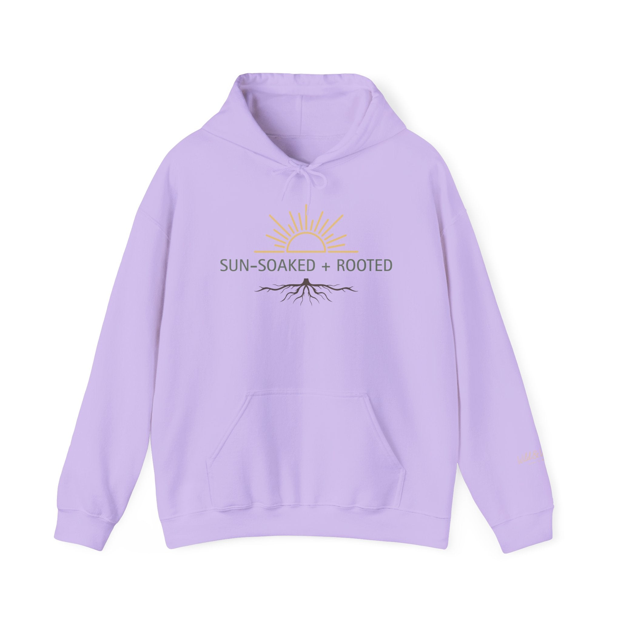 Wild & Wander Sun-Soaked + Rooted Hoodie - Cozy Boho Adventure Pullover