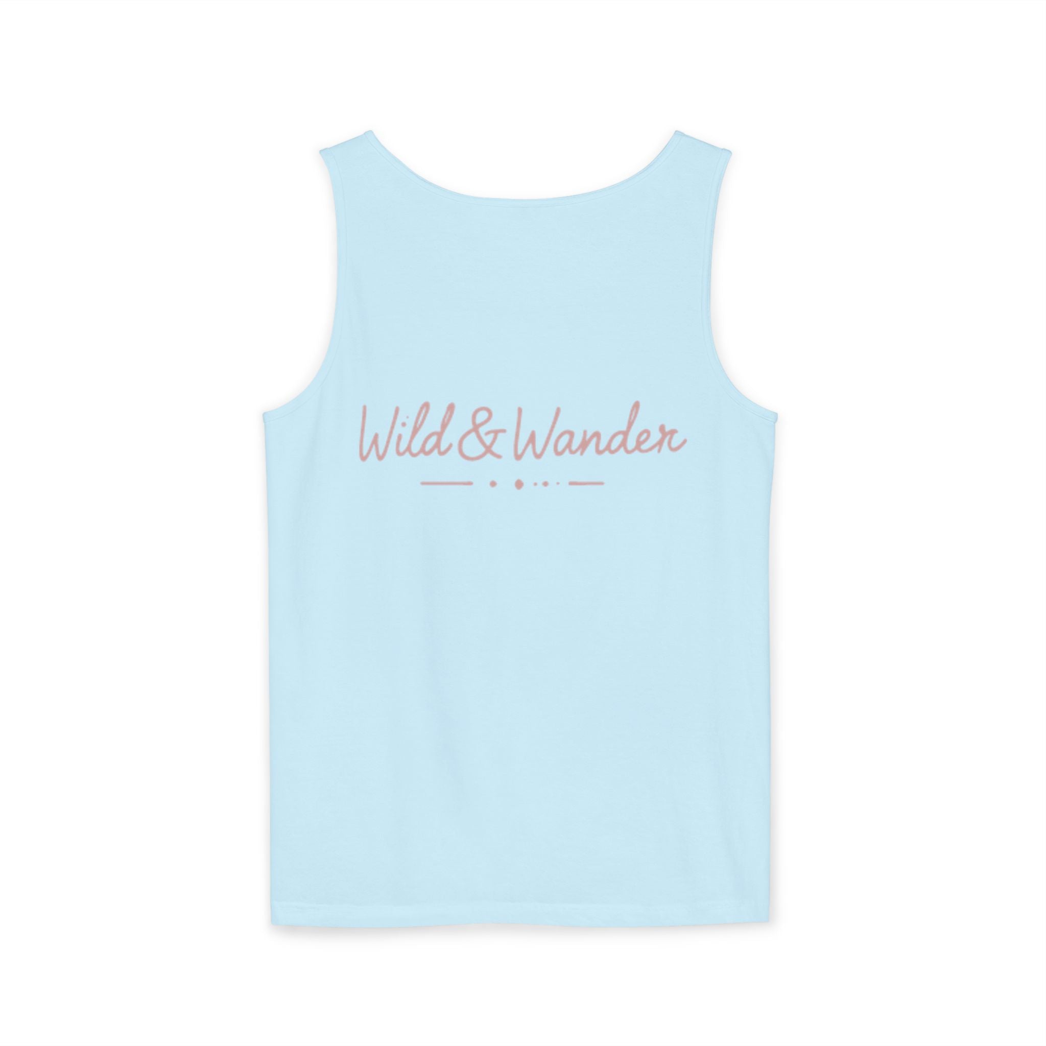Wander Always Tank Top - Comfort Colors Garment-Dyed Muscle Tank | Wild & Wander Nature-Inspired Summer Shirt