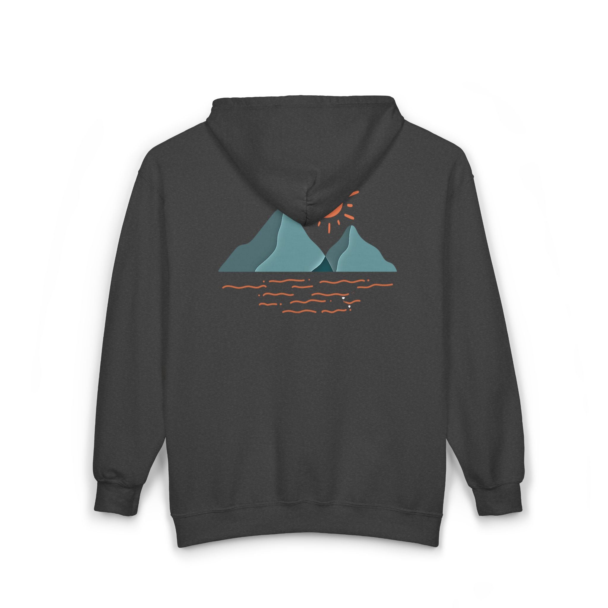 Mountain Sunrise Zip-Up Hoodie - Soft Fleece Adventure Jacket | Wild & Wander Embroidered Zip-Up Sweatshirt