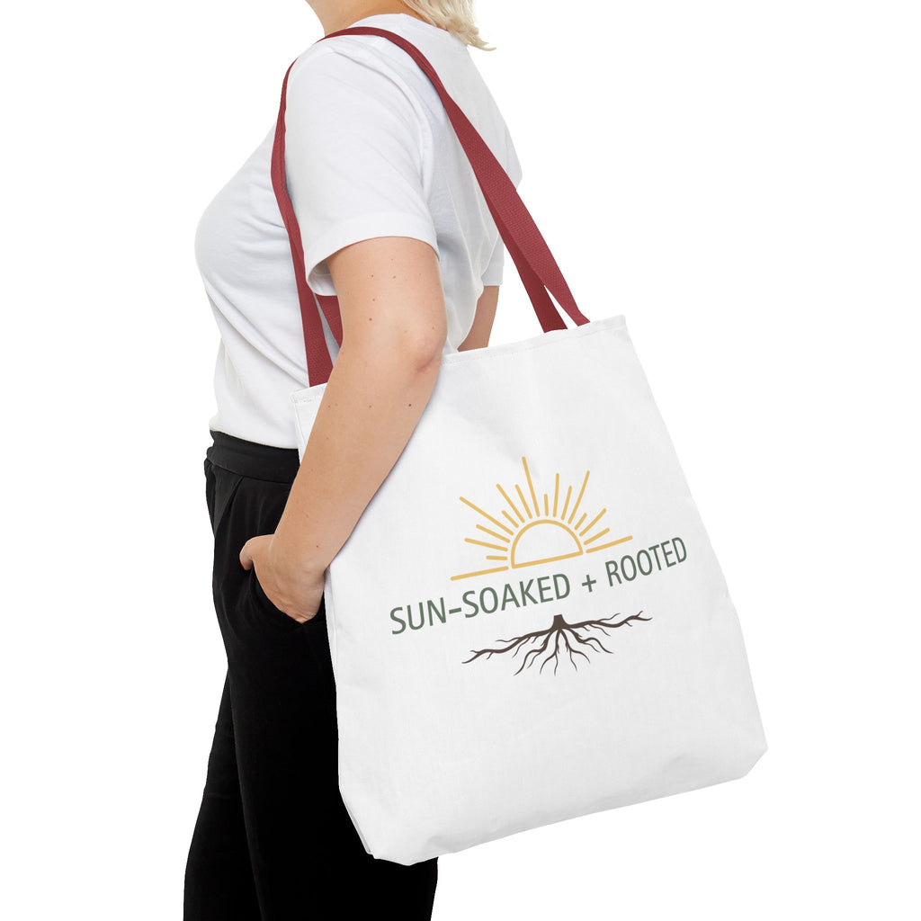Wild & Wander Sun-Soaked + Rooted Tote Bag - Boho Carryall for Soft Adventure Days