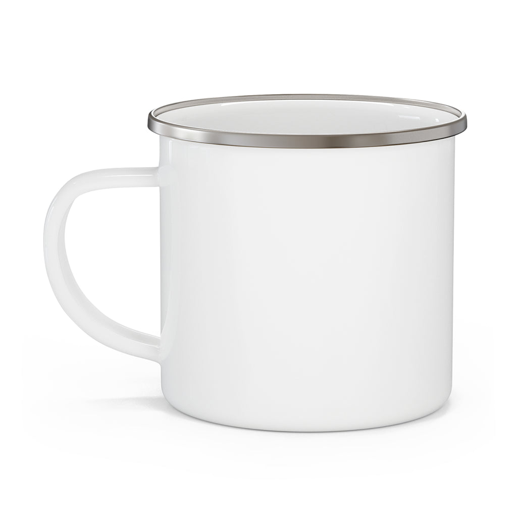 Wild & Wander Logo Enamel Camping Mug - Adventure Lifestyle Mug - Nature lover Camp Cup
