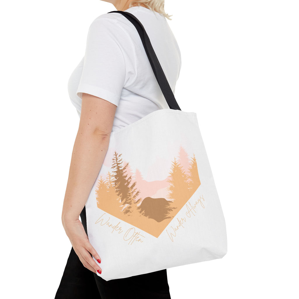 Wander Often Golden Hour Heart Tote Bag - Wild & Wander Collection (Free Shipping)