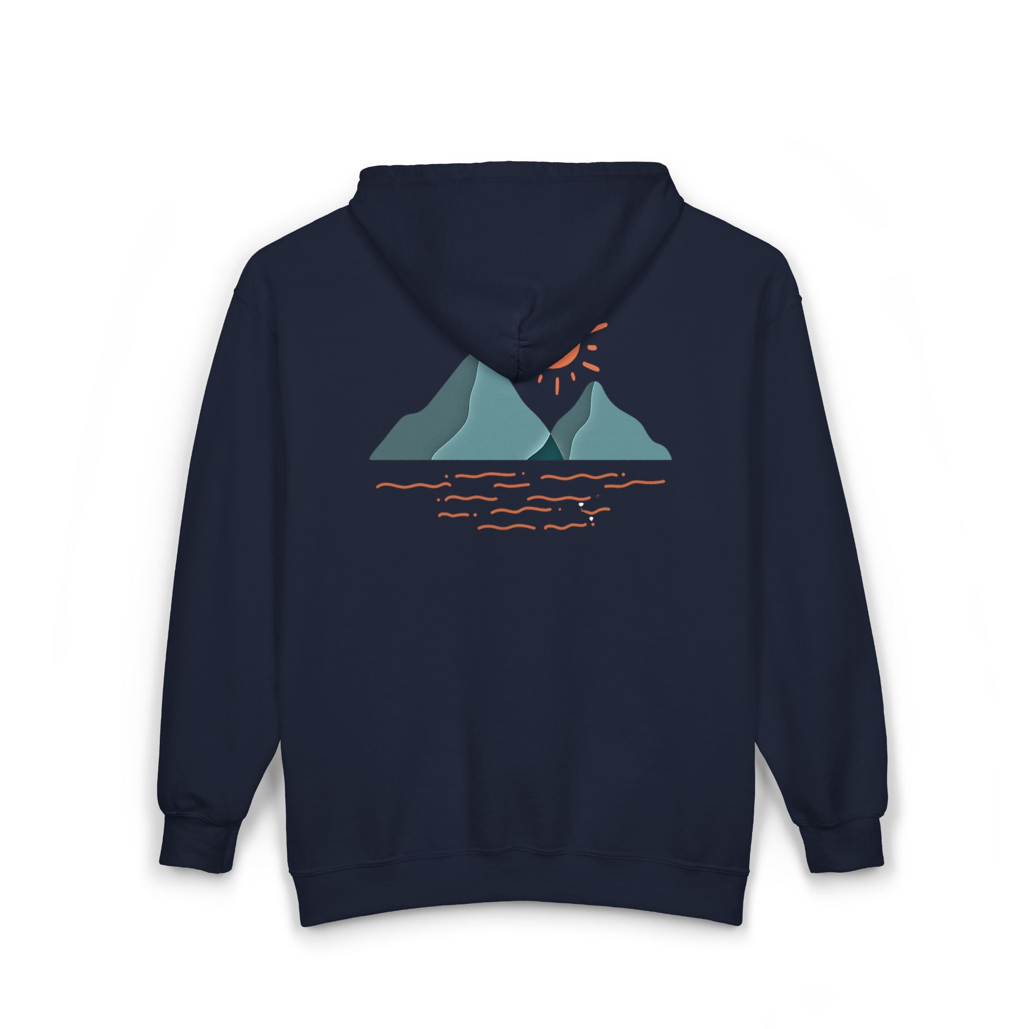 Mountain Sunrise Zip-Up Hoodie - Soft Fleece Adventure Jacket | Wild & Wander Embroidered Zip-Up Sweatshirt