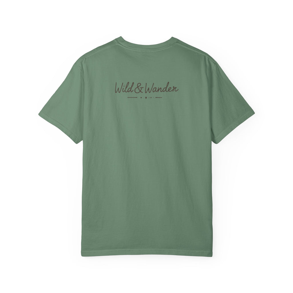Wander Always Sunset T-Shirt | Wild & Wander Adventure Tee | Comfort Colors Garment-Dyed Shirt