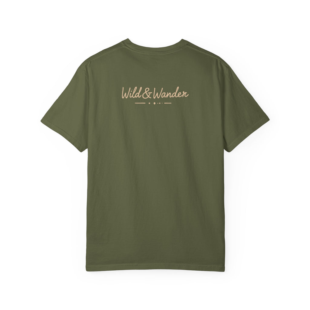 Wander Often Soft Sunrise T-Shirt | Wild & Wander Adventure Tee | Comfort Colors Garment-Dyed Shirt