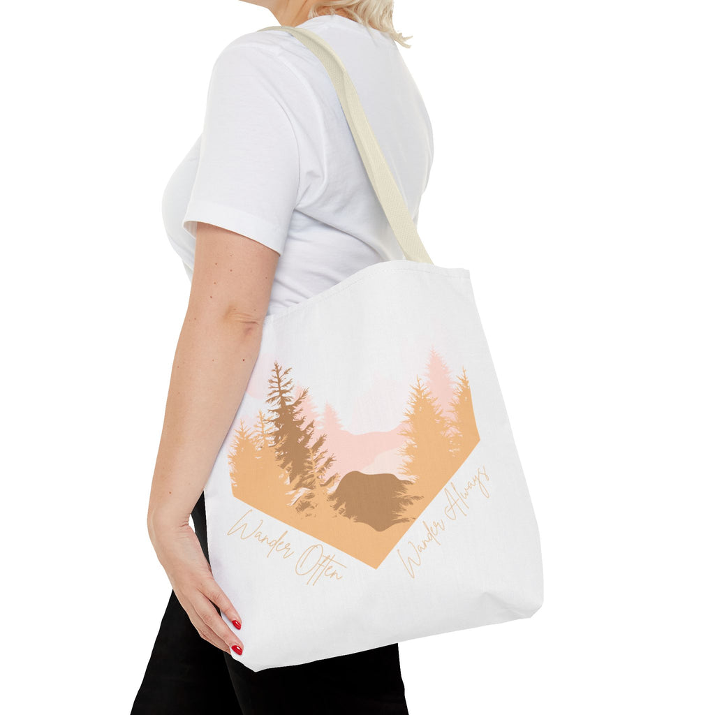 Wander Often Golden Hour Heart Tote Bag - Wild & Wander Collection (Free Shipping)