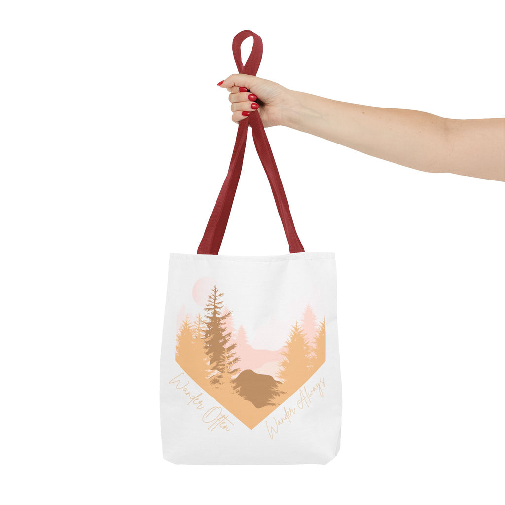Wander Often Golden Hour Heart Tote Bag - Wild & Wander Collection (Free Shipping)