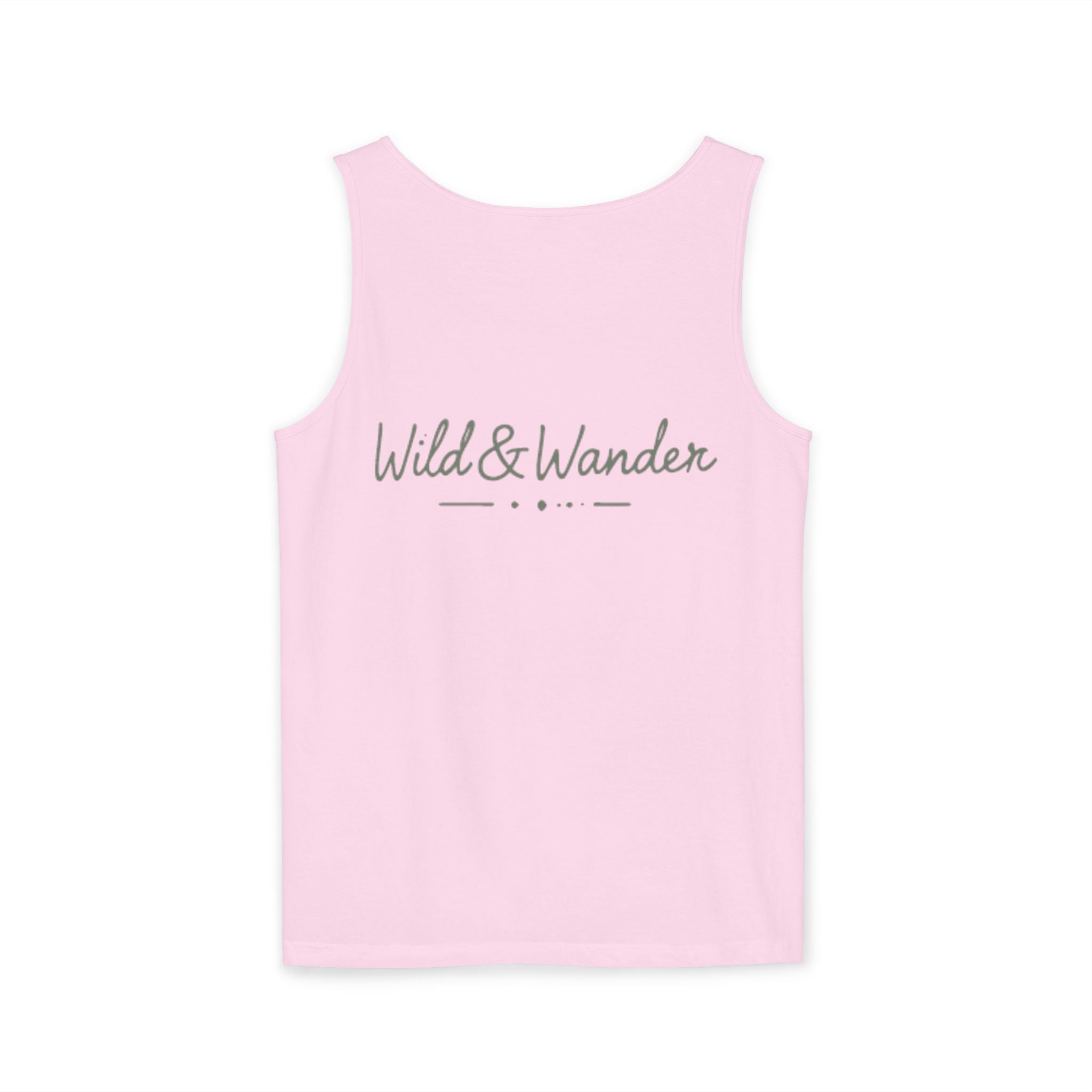 Mountain Sunrise Tank Top - Comfort Colors Garment-Dyed Unisex Muscle Tank | Soft Cotton Nature-Inspired Summer Shirt