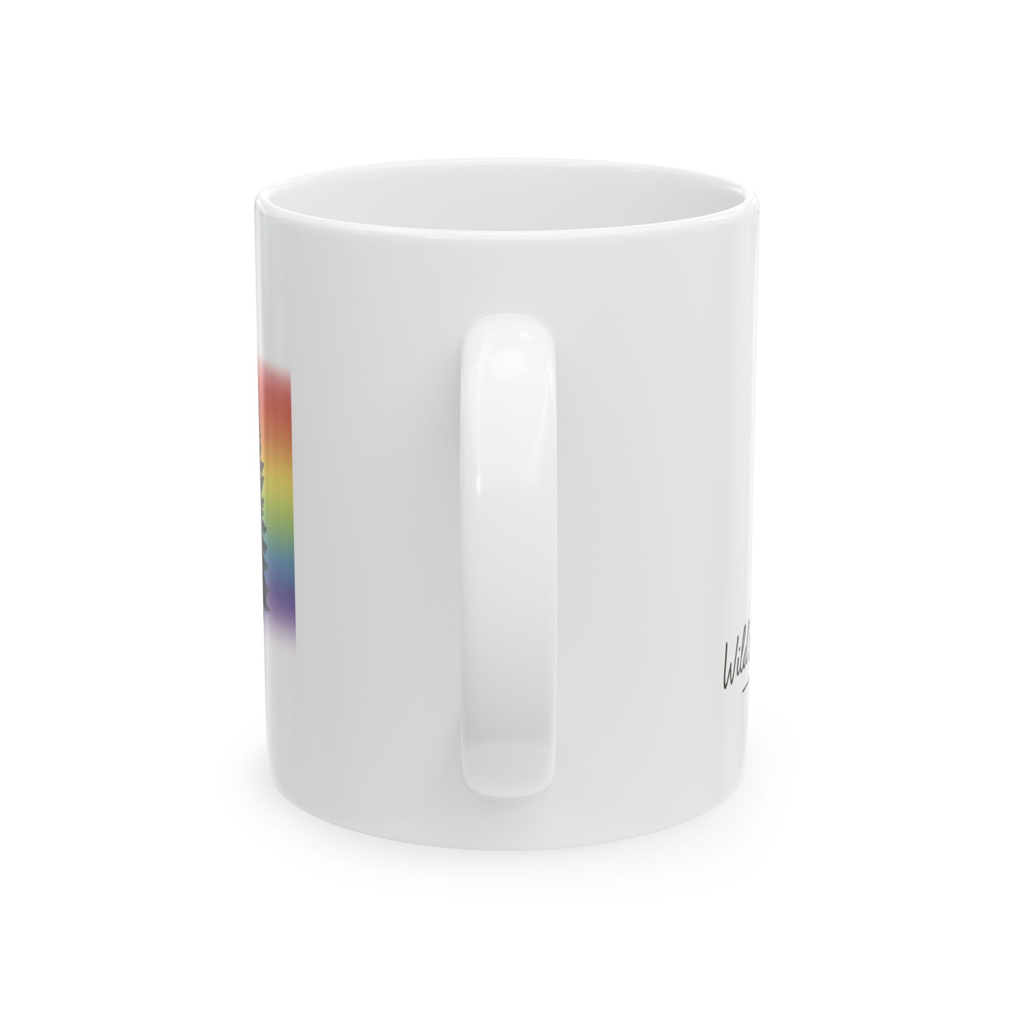 Rainbow Pride Tree Mug | LGBTQ+ Nature Ceramic Coffee Cup | Queer Morning Ritual Mug | Gay Pride Gift | Wild & Wander
