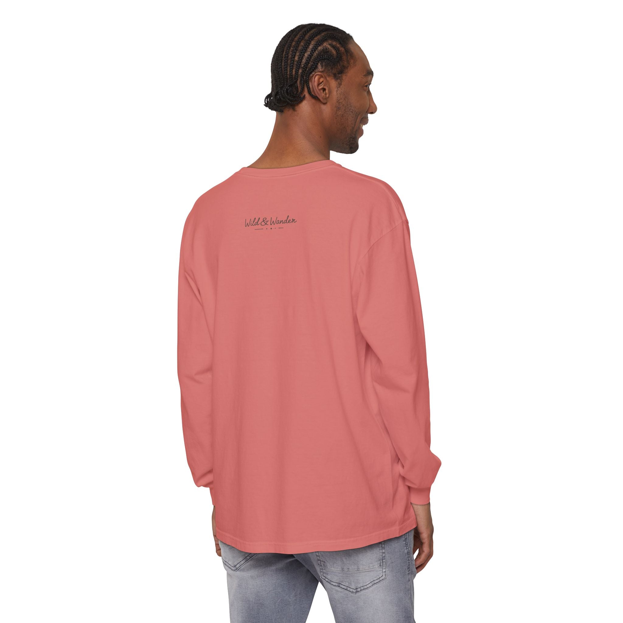 Get a Little Wild Bear Long Sleeve -Nature Graphic Tee | Soft Cotton Adventure Layer