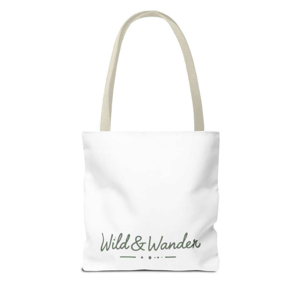 Get a Little Wild Tote Bag - Bear Forest Design | Durable Cotton Handle Market Bag