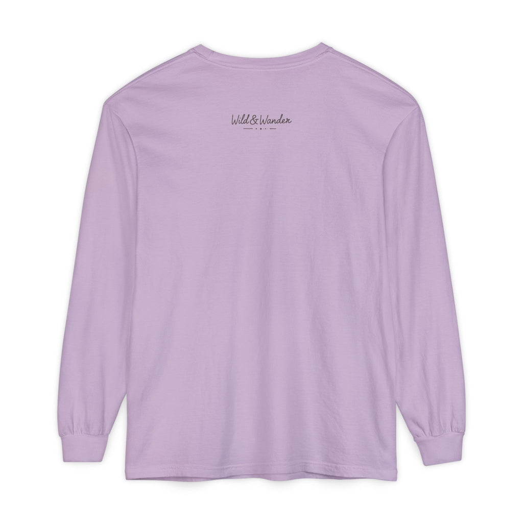 Get a Little Wild Bear Long Sleeve -Nature Graphic Tee | Soft Cotton Adventure Layer
