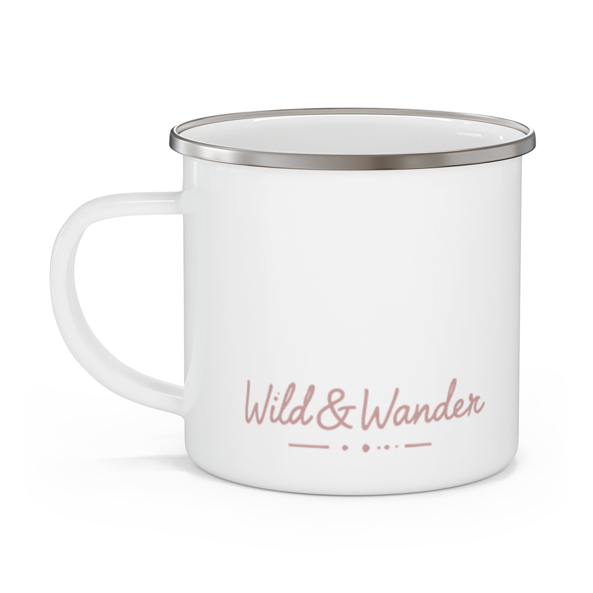 Wander Always Adventure Mug - Wild & Wander Camping Cup - Nature-Inspired Enamel Mug