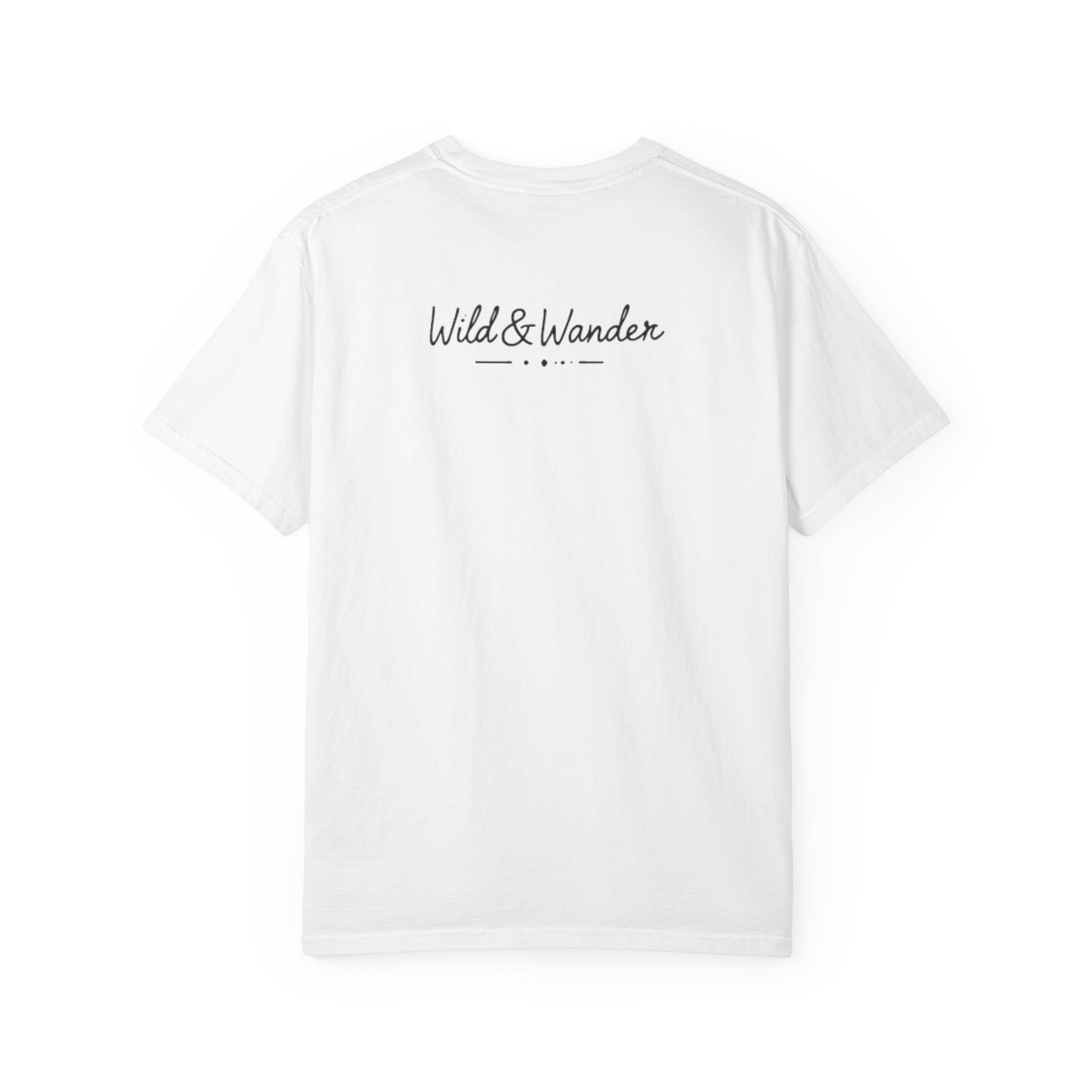Mountain Sunrise Comfort Colors T-Shirt | Wild & Wander Nature Tee | Soft Washed Cotton | Relaxed Fit Adventure Shirt