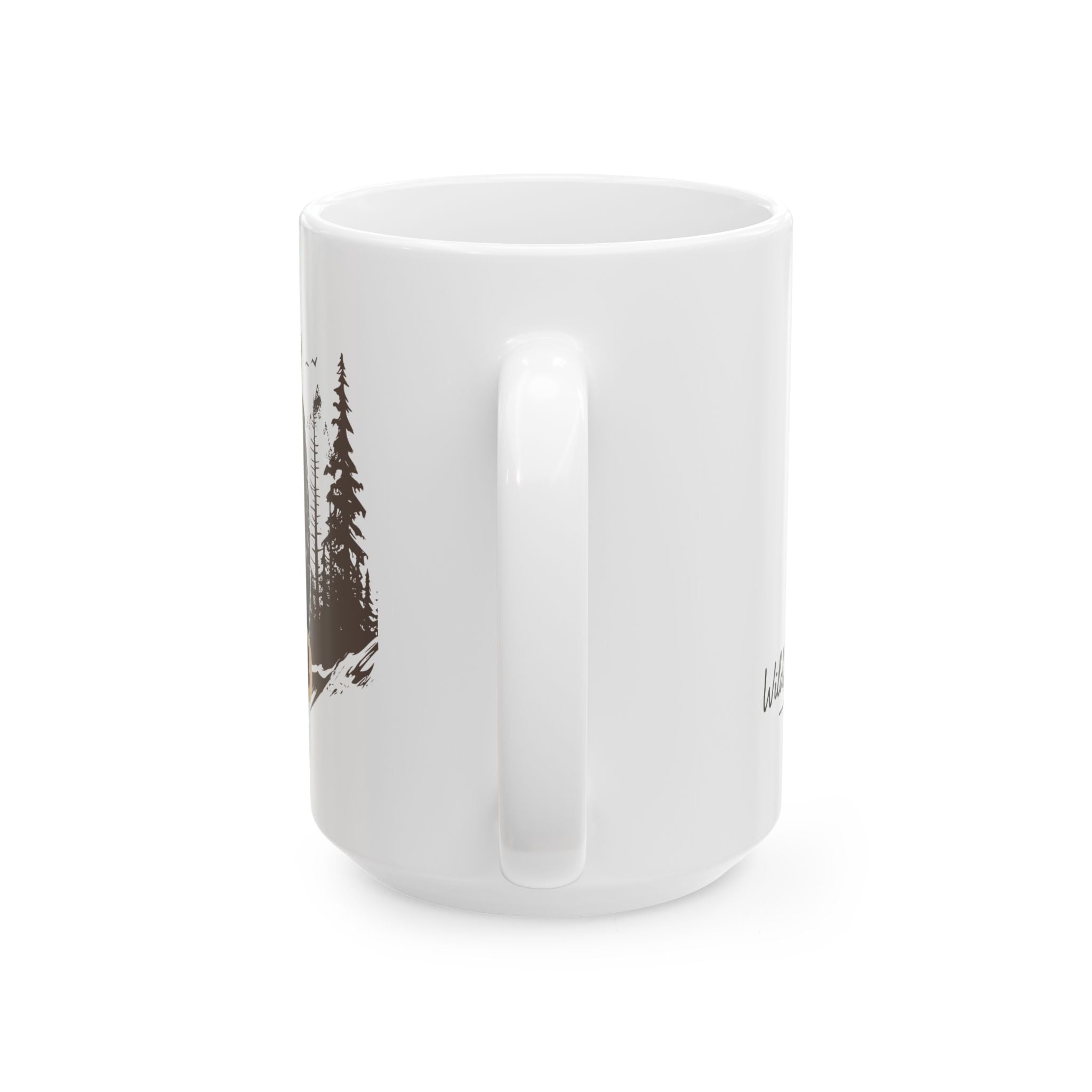 Get a Little Wild Ceramic Mug - Bear Forest Coffee Cup | Nature-Inspired Mug by Wild & Wander