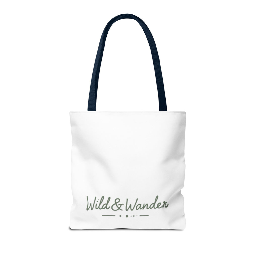 Get a Little Wild Tote Bag - Bear Forest Design | Durable Cotton Handle Market Bag