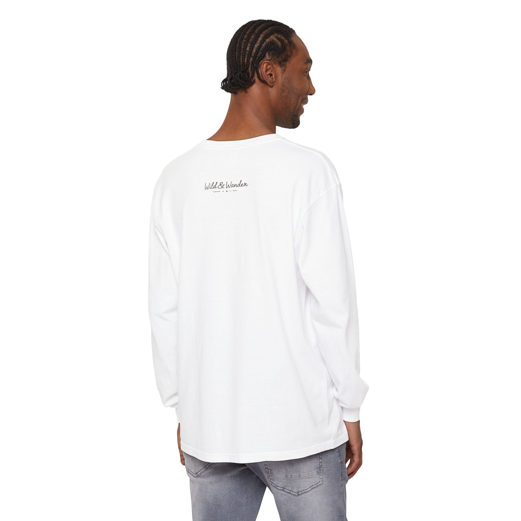 Get a Little Wild Bear Long Sleeve -Nature Graphic Tee | Soft Cotton Adventure Layer