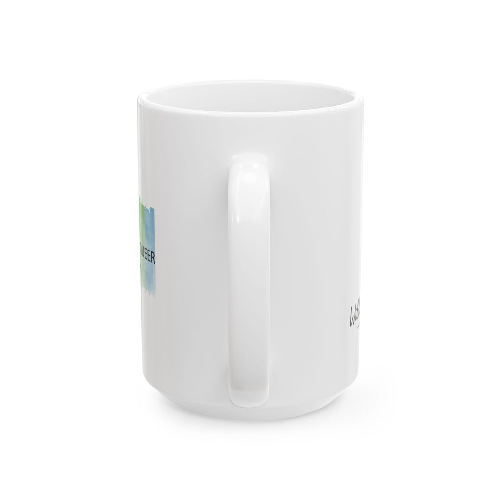 Sun-Soaked + Queer Pride Mug | LGBTQ+ Rainbow Roots Coffee Cup | Queer Morning Ritual Mug | Gay Pride Gift | Wild & Wander Ceramic Mug