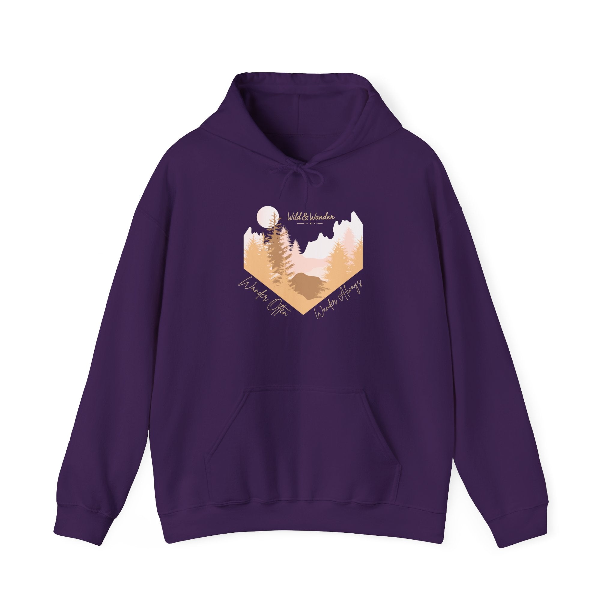 Wander Often Hoodie - Wild & Wander Adventure Hoodie - Nature-Inspired Cozy Sweatshirt
