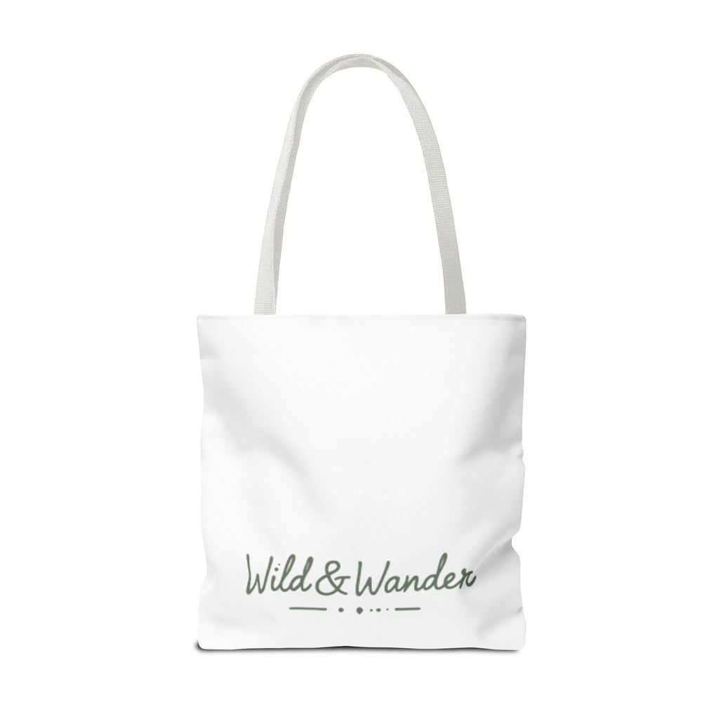 Get a Little Wild Tote Bag - Bear Forest Design | Durable Cotton Handle Market Bag