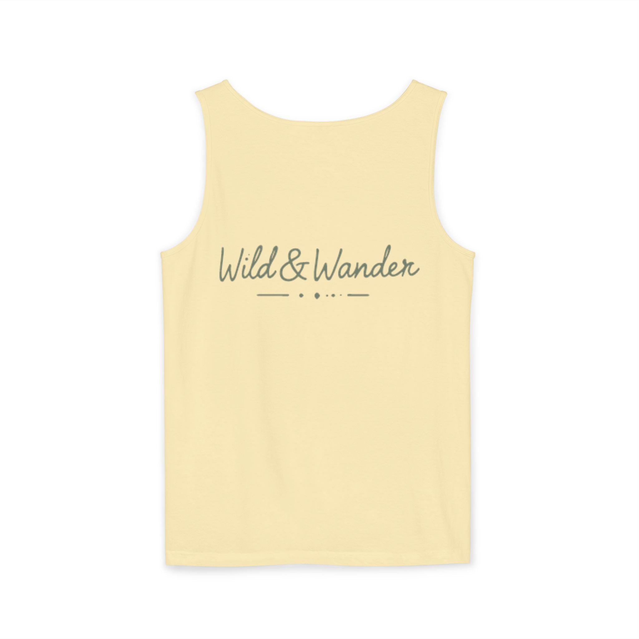 Mountain Sunrise Tank Top - Comfort Colors Garment-Dyed Unisex Muscle Tank | Soft Cotton Nature-Inspired Summer Shirt