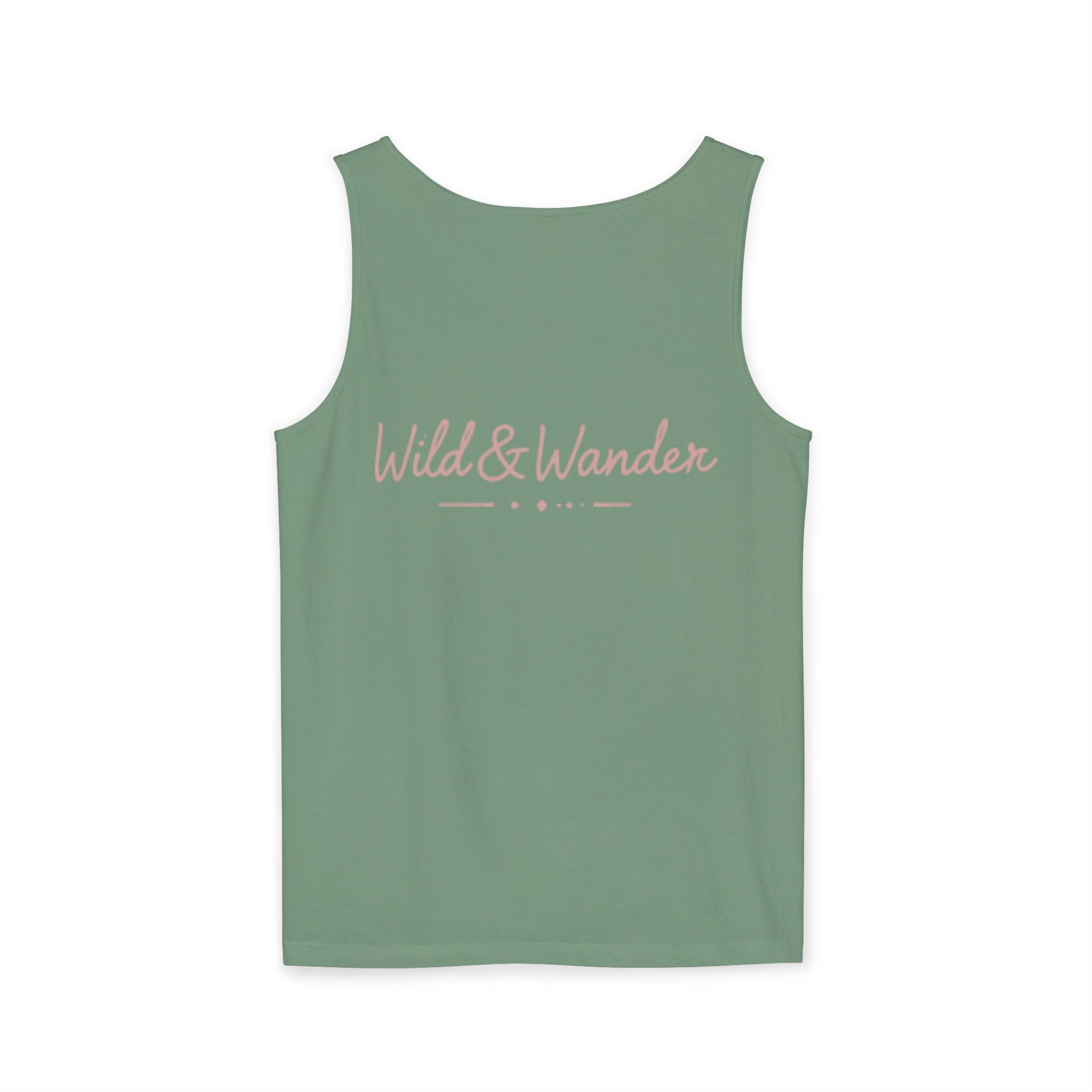 Wander Always Tank Top - Comfort Colors Garment-Dyed Muscle Tank | Wild & Wander Nature-Inspired Summer Shirt