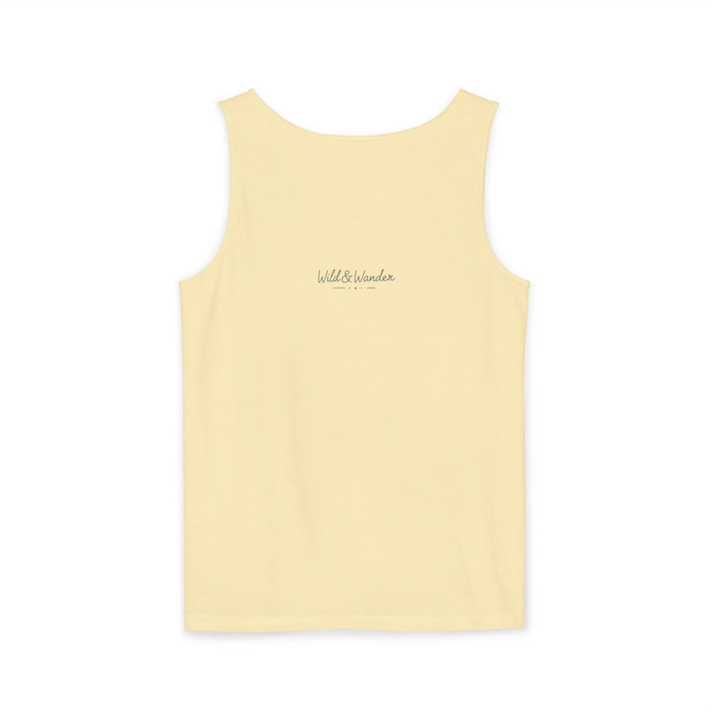 Wild & Wander Sun-Soaked + Rooted Tank Top - Boho Summer Muscle Tank