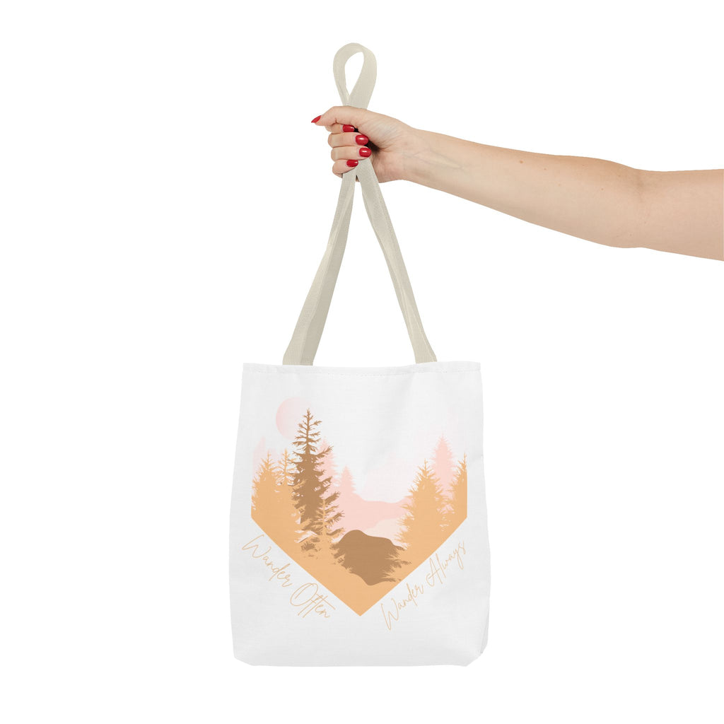 Wander Often Golden Hour Heart Tote Bag - Wild & Wander Collection (Free Shipping)