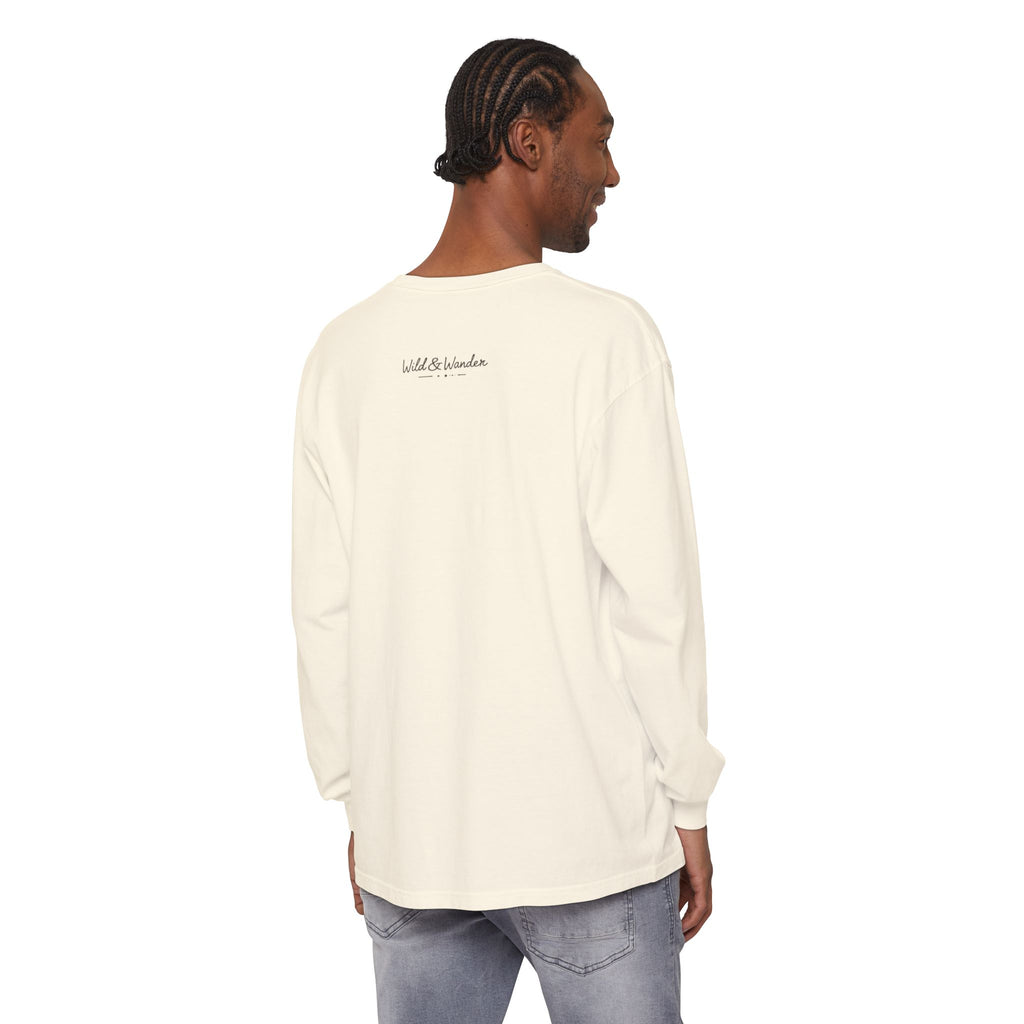 Get a Little Wild Bear Long Sleeve -Nature Graphic Tee | Soft Cotton Adventure Layer
