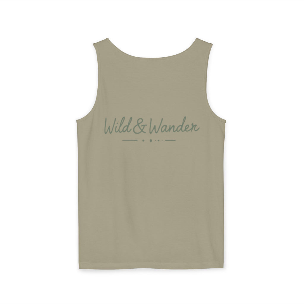 Mountain Sunrise Tank Top - Comfort Colors Garment-Dyed Unisex Muscle Tank | Soft Cotton Nature-Inspired Summer Shirt